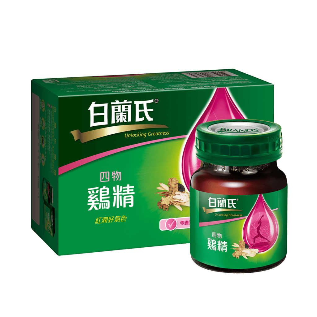 營養品推薦－白蘭氏－四物雞精／圖取自白蘭氏官網