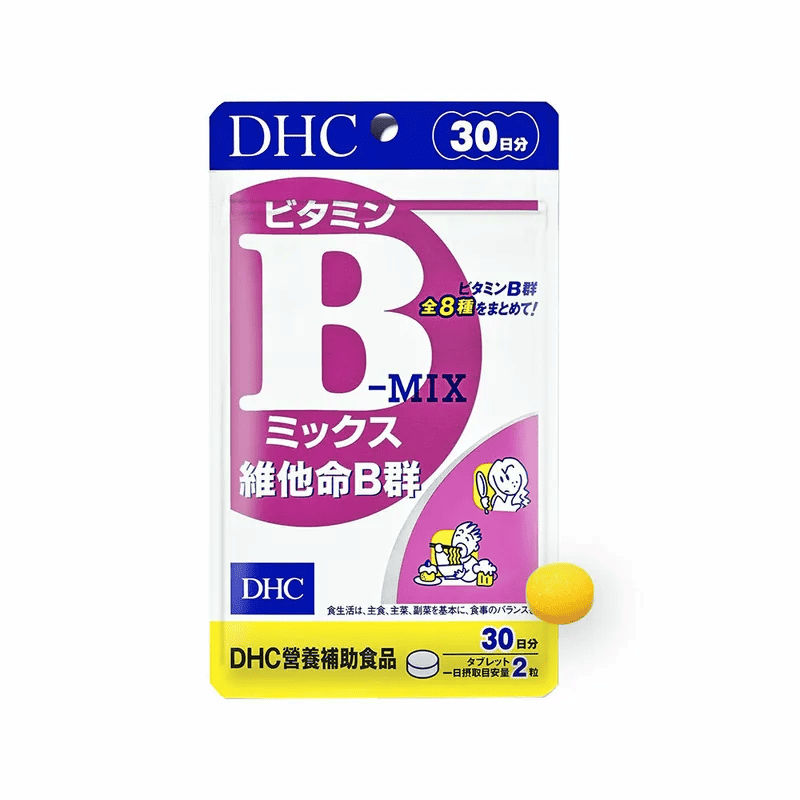 營養品推薦－DHC－維他命 B 群／圖取自 DHC 官網